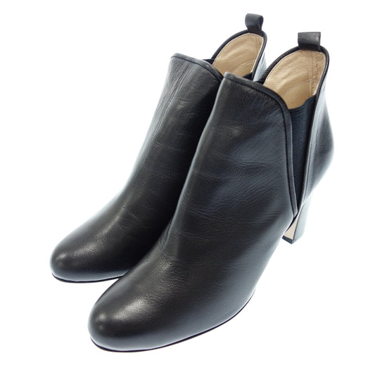 Good condition◆Number TWENTY-ONE short boots ladies black size 24.5 NUMBER TWENTY-ONE [AFD7] 