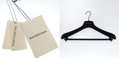 与全新一样 ◆ Balenciaga 牛仔夹克 领子碰撞损坏处理 487343 17AW 黑色 44 码 男士 BALENCIAGA [AFA21] 