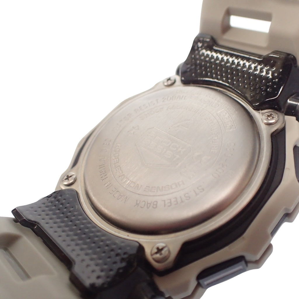 新品同様◆ジーショック 腕時計 G-SQUAD GBD-200 グレー系 G-SHOCK【AFI12】