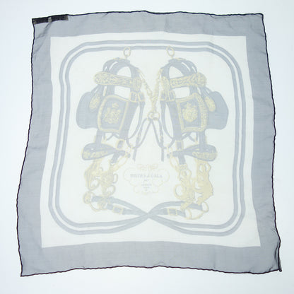 Good condition◆Hermes scarf BRIDES de GALA black HERMES [AFI3] 