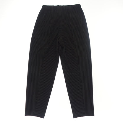 Very good condition◆Issey Miyake Homme Plisse Pants Pleated Pants Men's Black Size 2 HOMME PLISSE ISSEY MIYAKE [AFB4] 