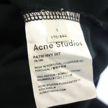 状况良好 ◆ ACNE STUDIOS 一件短袖棉质黑色女式 S 微码 S ACNE STUDIOS [AFB32] 