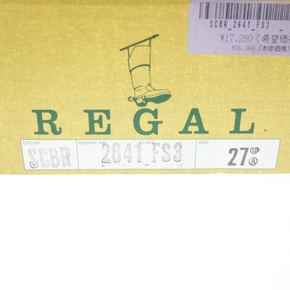 未使用◆リーガル タッセルローファー 2641 メンズ ブラウン サイズ27 REGAL【LA】