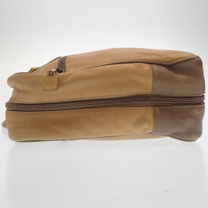 LOEWE Mini Boston Bag Anagram Brown LOEWE [AFE8] [Used] 