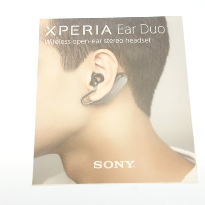 美品◆ソニー 完全ワイヤレスイヤホン オープンイヤー XEA20 SONY XPERIA Ear Duo ブラック SONY【AFI22】