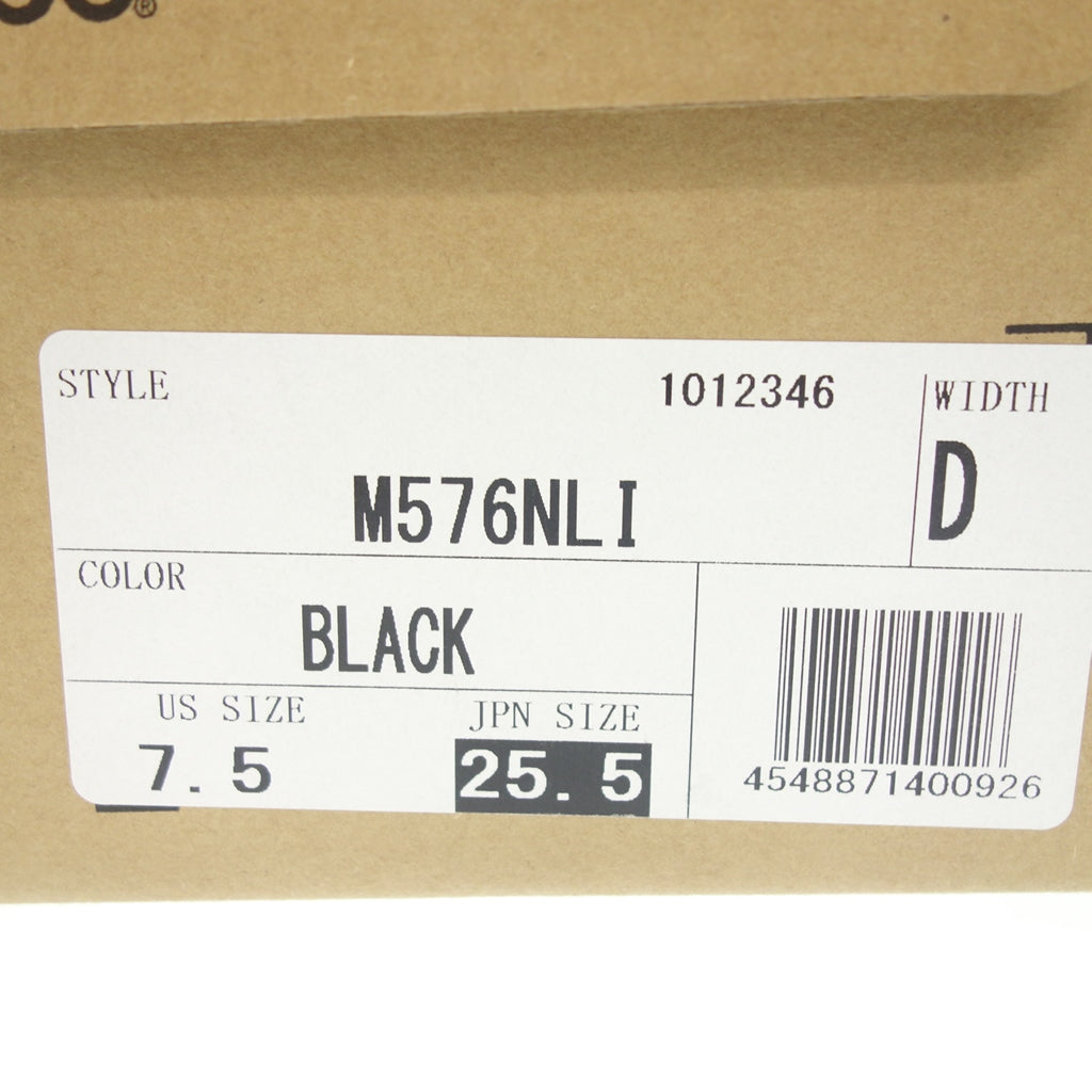 Very good condition ◆ New Balance sneakers M576NLI Made in England Black Men's Size US7.5 new balance [AFD1] 