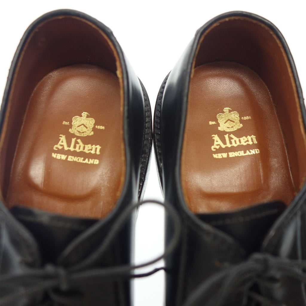 Very good condition ◆ Alden leather shoes plain toe cordovan 9901 men's black size 7.5 Alden [LA] 