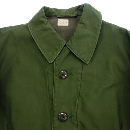 Used ◆Swedish Army M-59 Double Pocket Men's C44 Green Field Jacket [AFB33] 