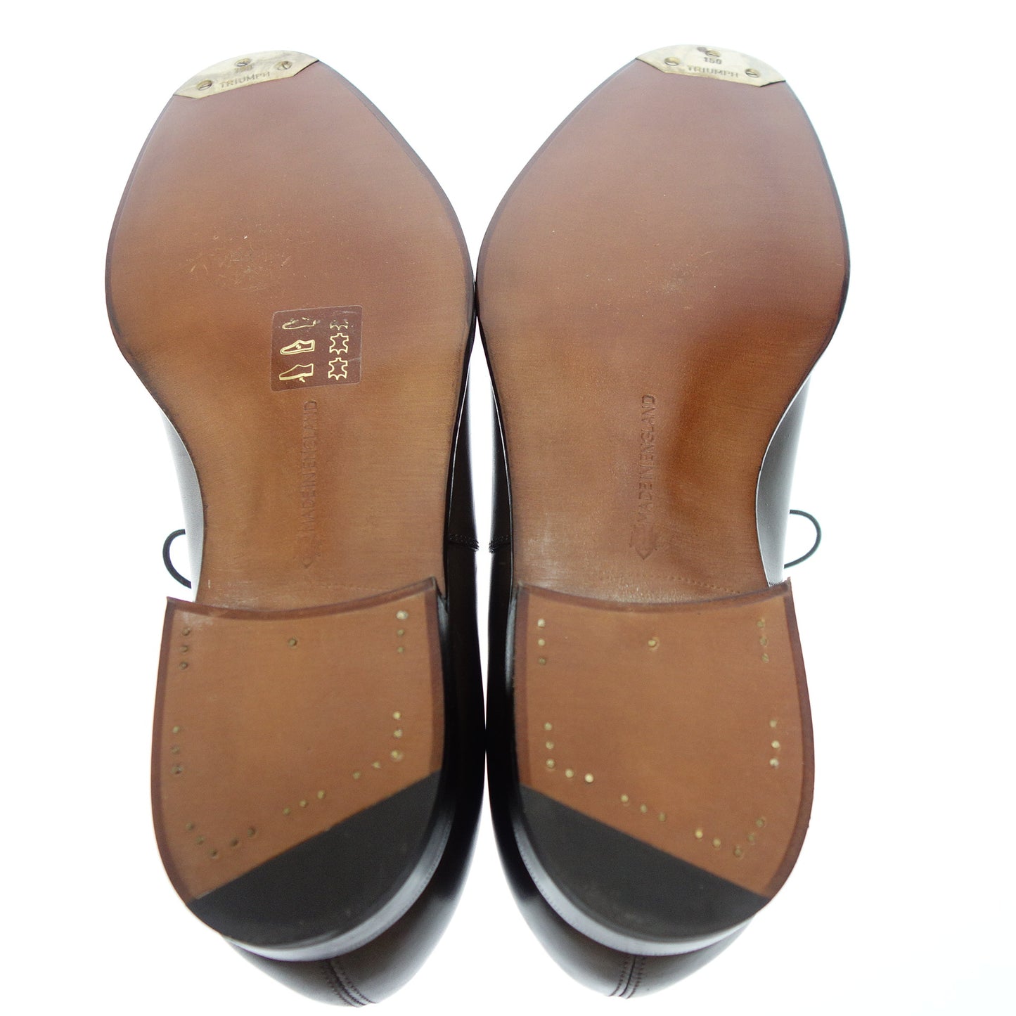 Very good condition ◆ Edward Green Straight Tip Leather Shoes Chelsea Men's Brown Size 8.5 EDWARD GREEN [AFD6] 