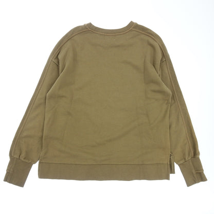 Good condition ◆ ANDSQUARE Sweatshirt Cotton Men's Khaki Size M ANDSQUARE [AFB44] 