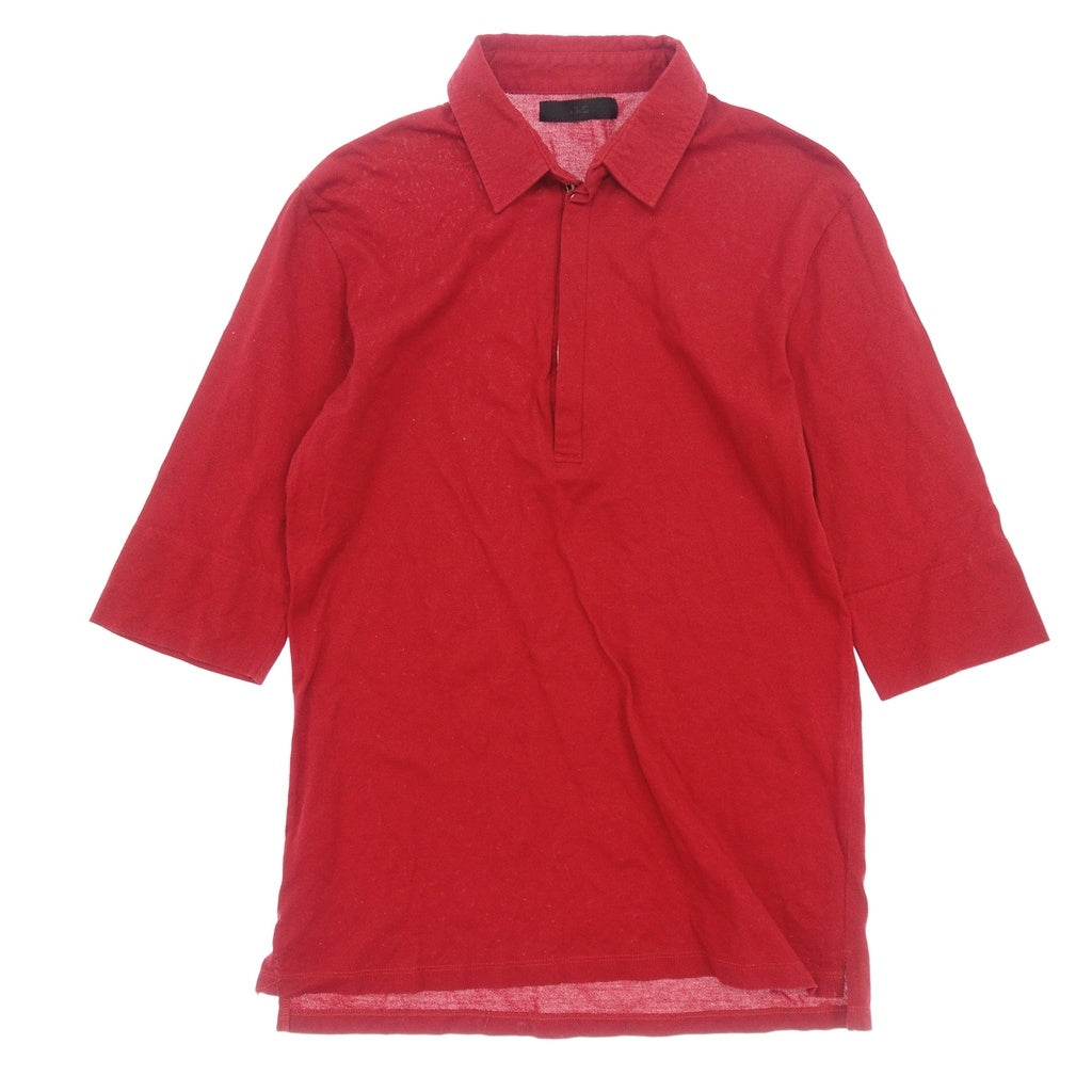 Good Condition◆JUN HASHIMOTO JHS Polo Shirt Men's No Size Notation Red JUN HASHIMOTO JHS [AFB51] 