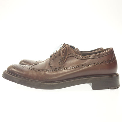 二手 ◆ Santoni 皮鞋 wingtip 6936 男士棕色 尺寸 6 Santoni [AFC31] 