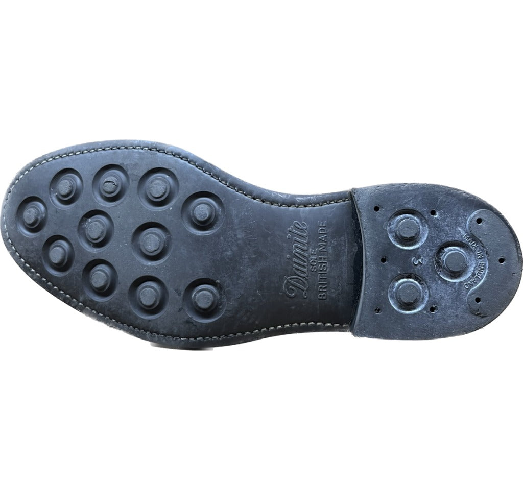 中古◆ジョンロブ レザーシューズ バロス Uチップ ブラウン UK5.5EE JOHN LOBB