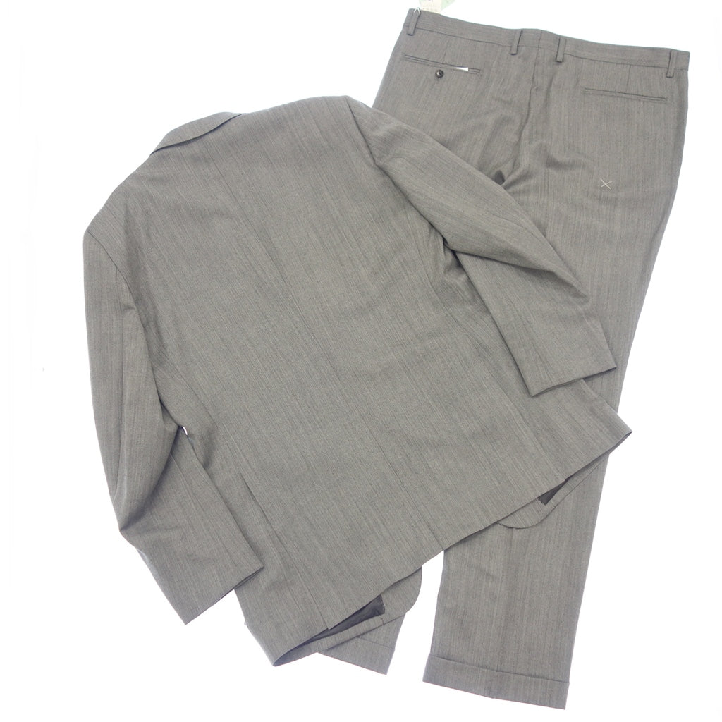 Very beautiful item◆Christian Orani Suit Wool Men's Gray Size 108 Christian Orani [AFB41] 