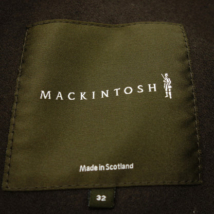 マッキントッシュ フーデットコート ゴム引き ブラウン レディース 32 MACKINTOSH【AFA3】【中古】