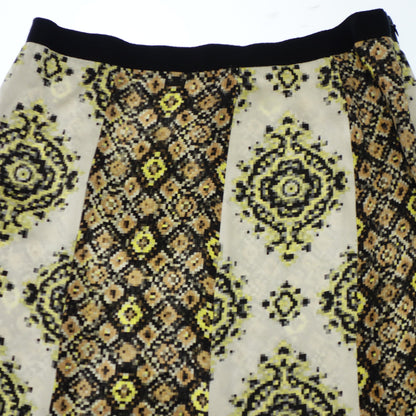 Dries Van Noten Long Skirt Silk Allover Pattern Ladies 36 Multicolor DRIES VAN NOTEN [AFB29] [Used] 