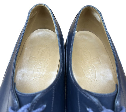 Good Condition◆JM Weston Leather Shoes U Tip 641 Golf Navy 9C JMWESTON 