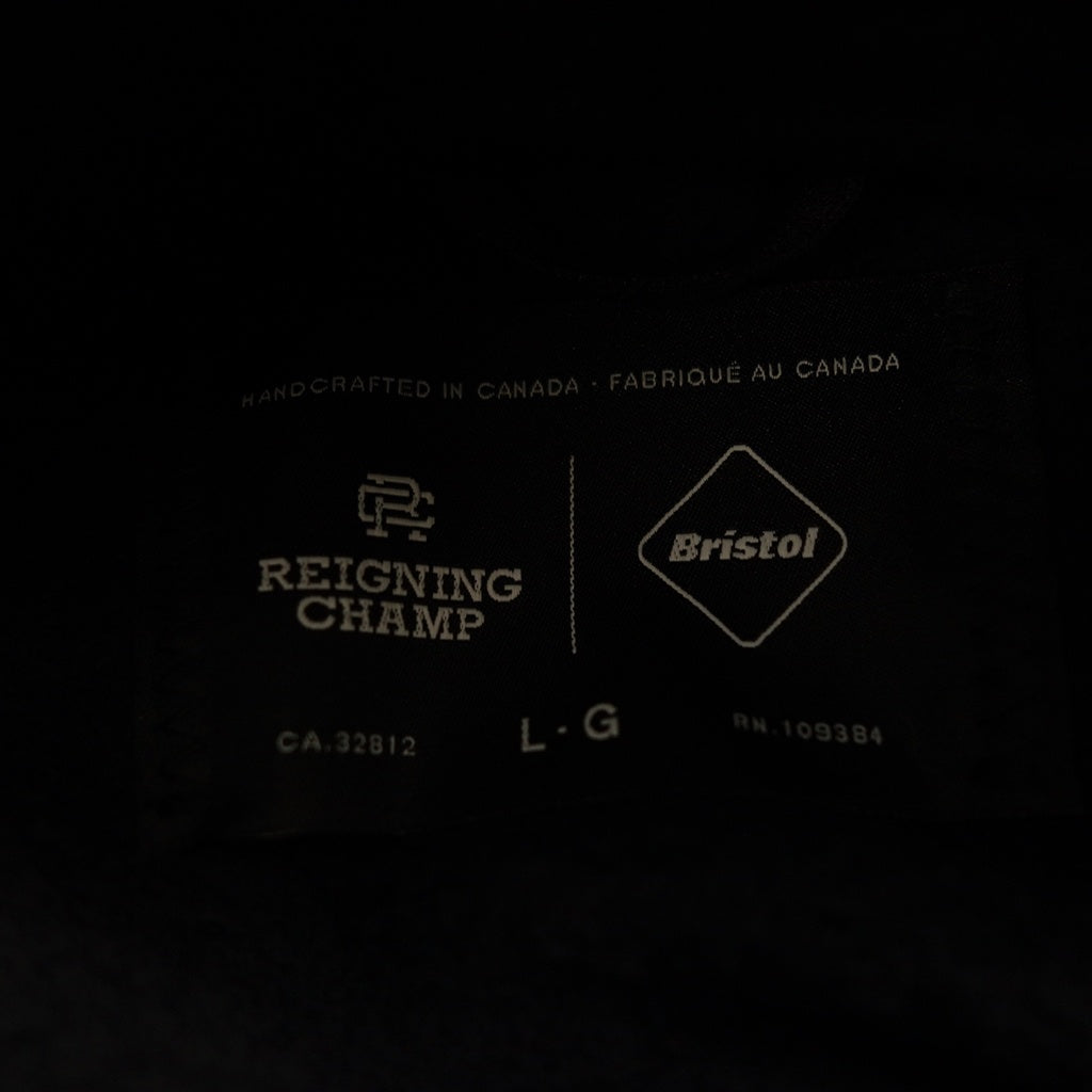 状况良好◆Bristol REIGNING CHAMP 派克大衣黑色棉质男式 XL 码 Bristol REIGNING CHAMP [AFB24] 