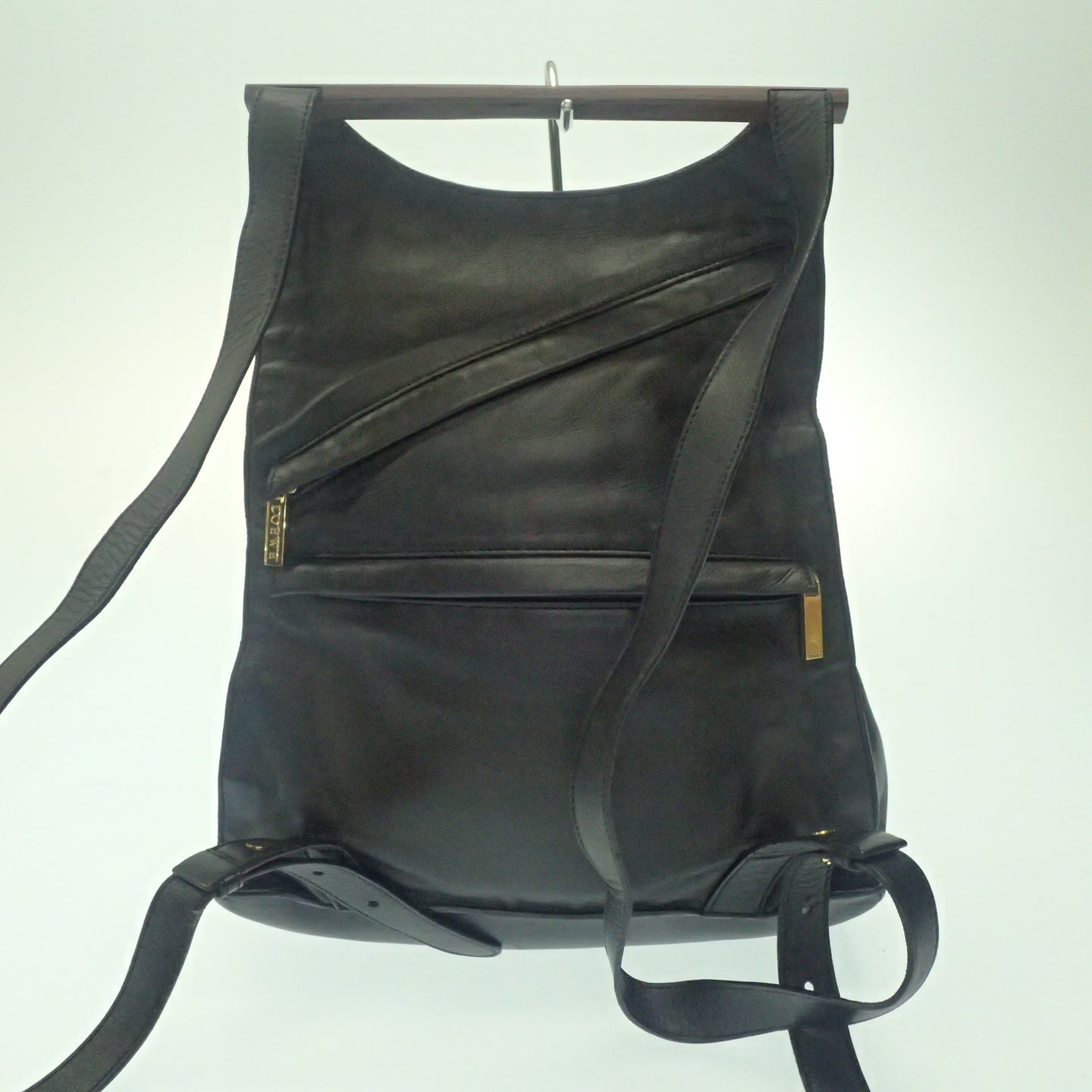 Used LOEWE backpack leather gold hardware LOEWE [AFE9] 