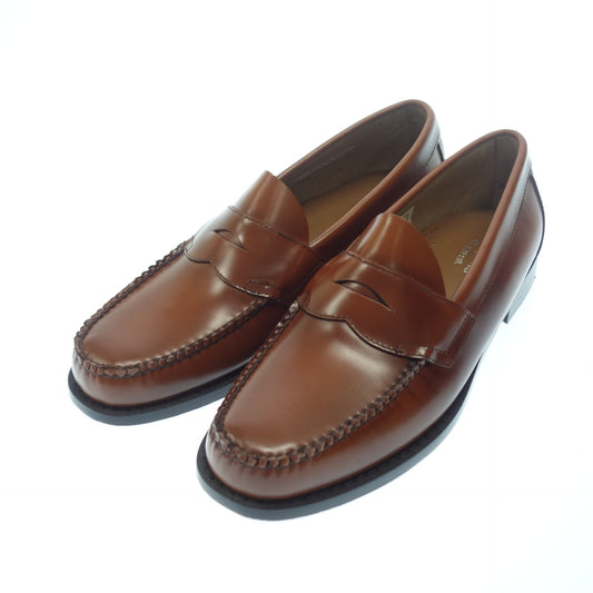 Like new ◆ GHBASS coin loafers leather shoes men's 41 brown GHBASS [AFD4] 