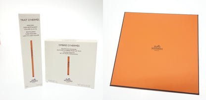 跟新的一样◆爱马仕眼影盘 Ombre d'Hermes Palette Quateur 01 Ombre Petal 睫毛膏套装 Hermès [AFI19] 