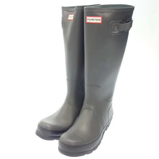 Very good condition ◆ Hunter rain boots original men's gray size EU43 HUNTER [AFD13] 