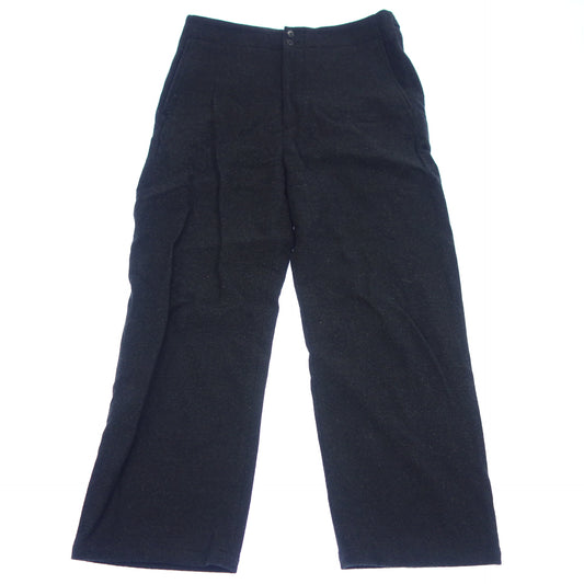 Good condition ◆ ULTERIOR wool x cashmere blend pants black size 4 ULTERIOR [AFB30] 