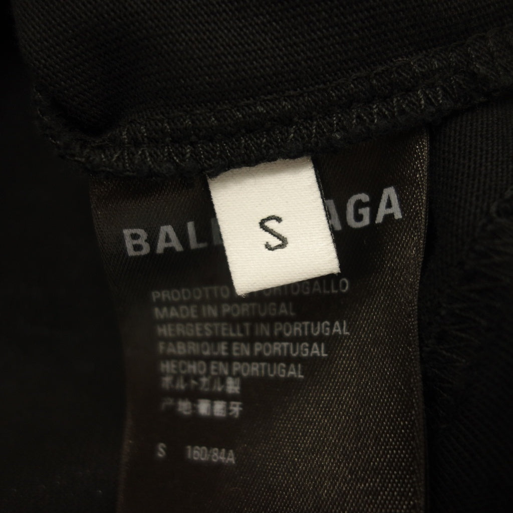 状况良好 ◆ Balenciaga 20SS T 恤棉质男式黑色 S 码 641655 BALENCIAGA [AFB50] 