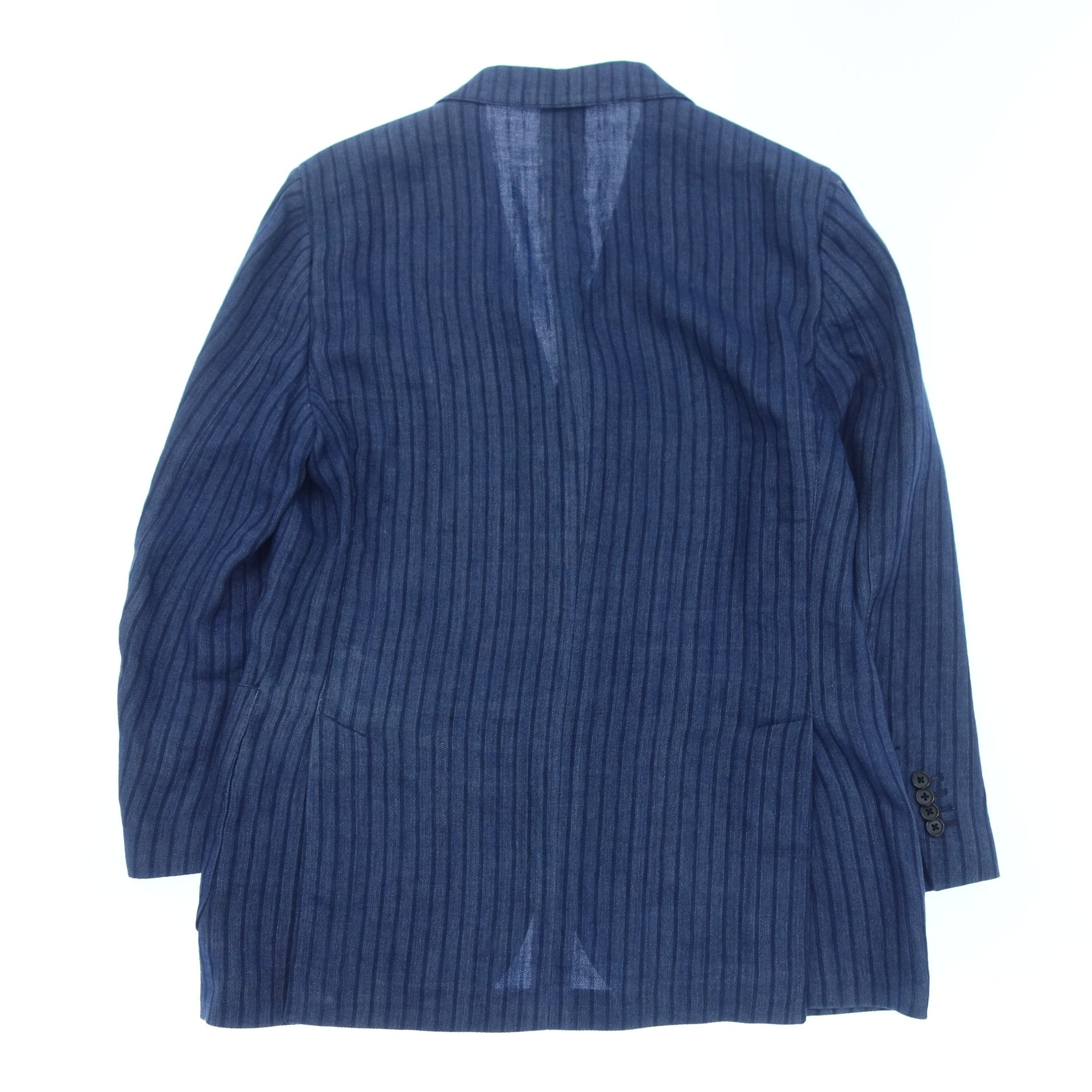ラルディーニ　春秋　ストライプジャケット　LARDINI LARDINI (ラルディーニ) リネン ストライプ シングル ジャケット