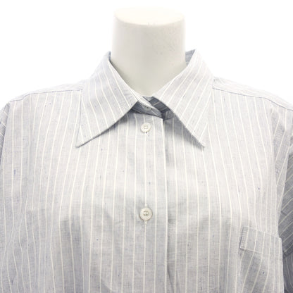 Very good condition ◆ Maison Margiela 22SS Shirt Dress Striped Blue Ladies Size M S51DL0253 Maison Margiela [AFB38] 