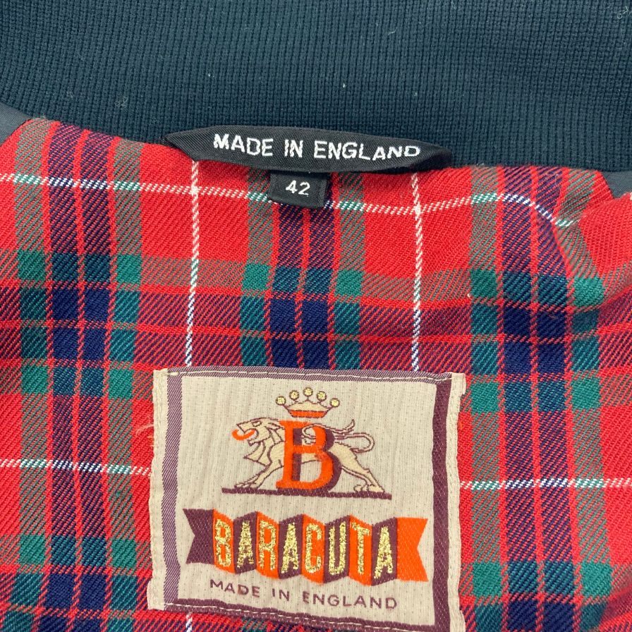 BARACUTA Blouson Harrington Jacket G9 Swing Top Made in England Men's Dark Navy Size 42 BARACUTA [AFB14] 