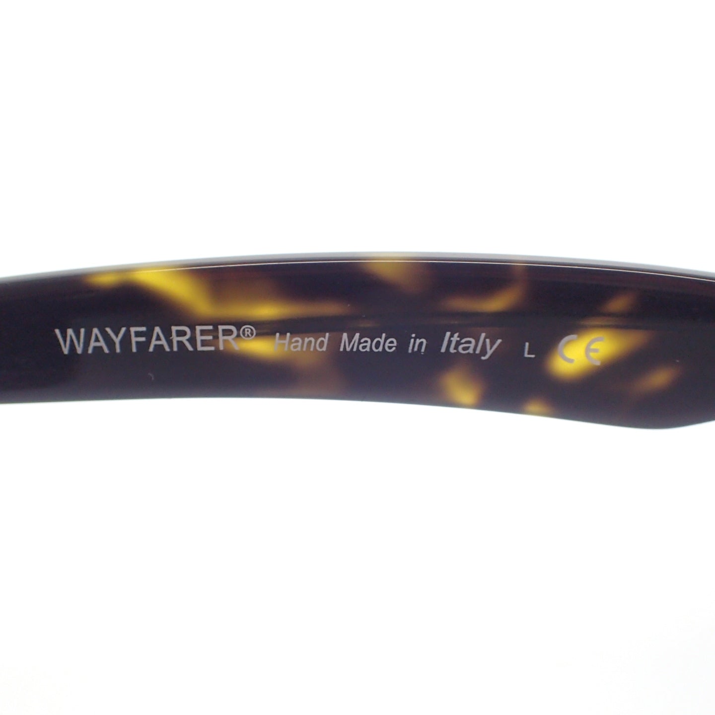 レイバン サングラス ウェイファーラー WAYFARER RB2140 べっ甲柄 茶系 ケース付き Ray-Ban【AFI9】【中古】