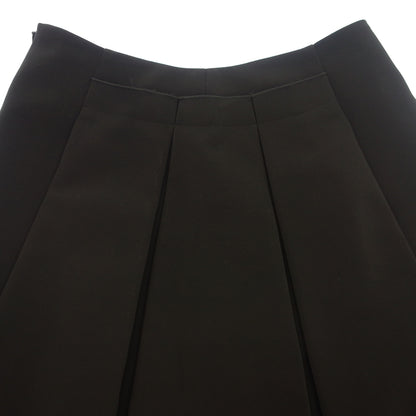 Good condition ◆ Rene basic skirt knee length ladies black size 34 Rene basic [AFB2] 