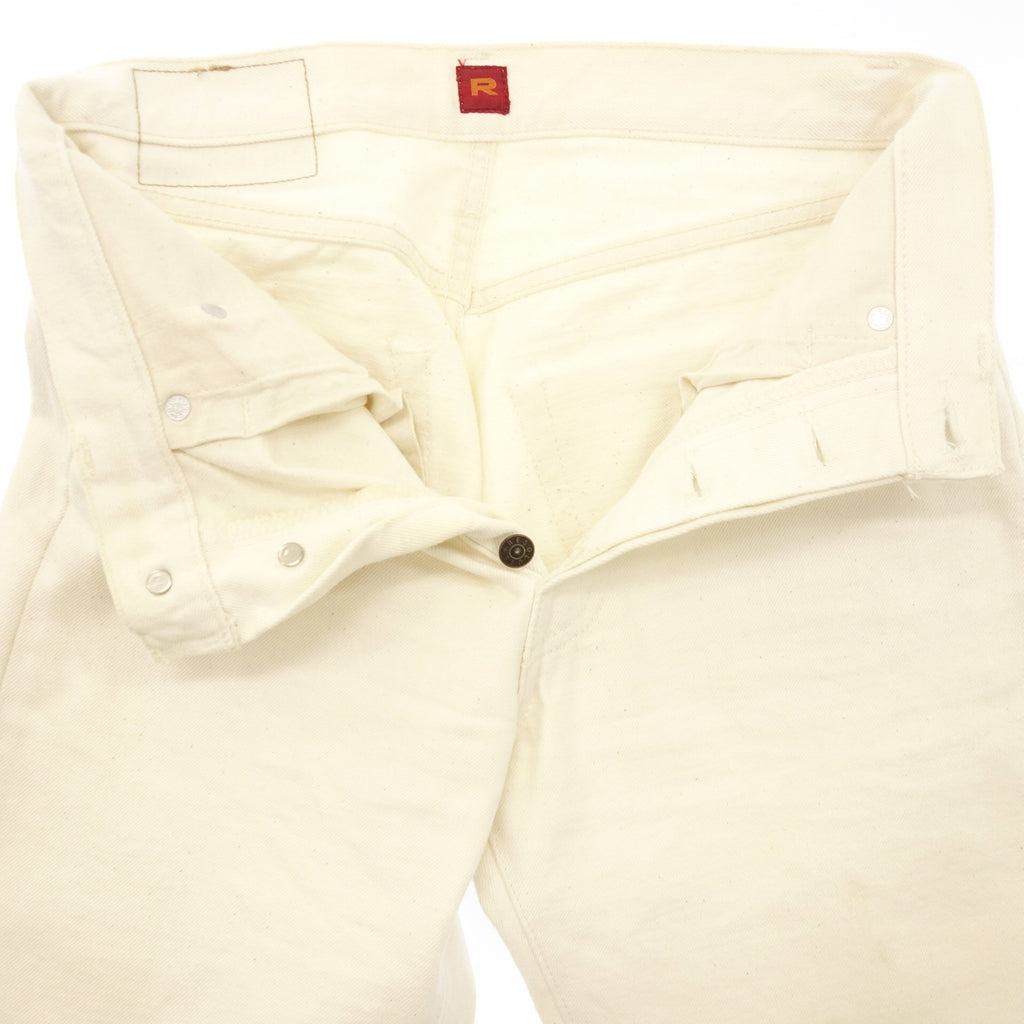 Used ◆Resolute Denim Pants Jeans Button Fly 10th Anniversary Men's W29L34 White AA710 RESOLUTE 10th Anniversary [AFB38] 