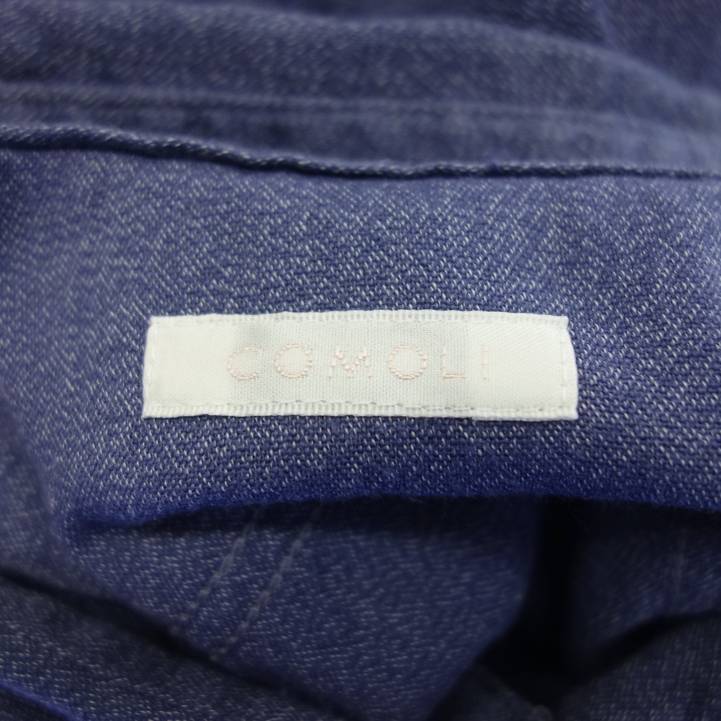 COMOLI Shirt Cotton Work Shirt U03-020 Men's Purple 2 COMOLI [AFB2] [Used] 