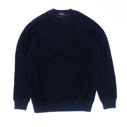 Loro Piana Knit Sweater Cashmere x Silk Men's 48 Navy Loro Piana [AFB10] [Used] 