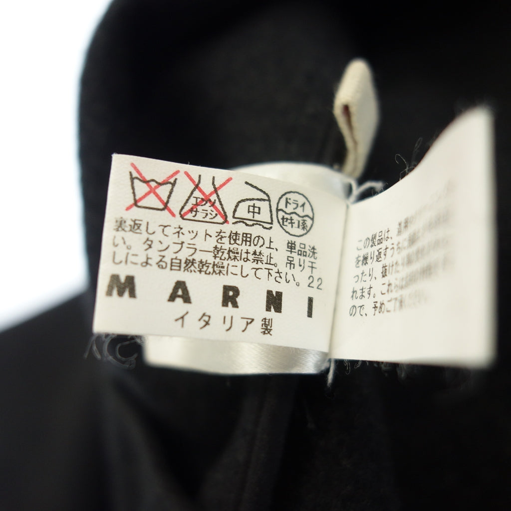 Good Condition◆Marni Collarless Jacket Cashmere Blend Women's Dark Gray 36 MARNI [AFB8] 