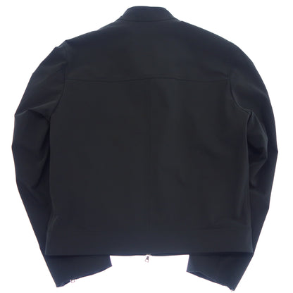 Good condition◆Prada jacket zip up stretch material black size L men's PRADA [AFB43] 