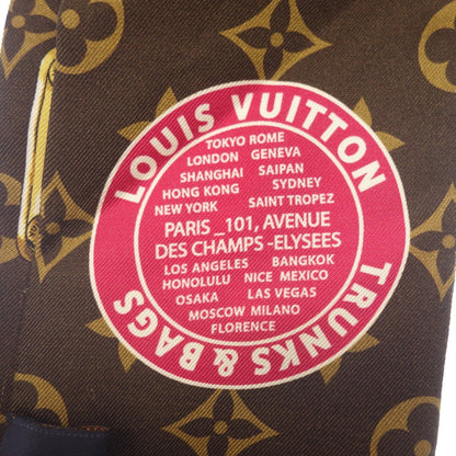 極美品◆ルイヴィトン スカーフ CC0138 M70746 ブラウン系 LOUIS VUITTON【AFI8】