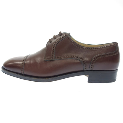 Good Condition◆TANINOCRISCI Leather Shoes Outer Feather Cap Toe Men's 6.5 Burgundy TANINOCRISCI [LA] 