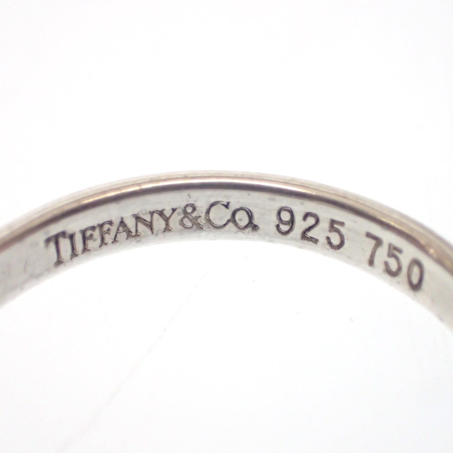 状况良好◆蒂芙尼戒指扁线组合 SV925 银 TIFFANY &amp;Co. [LA] 