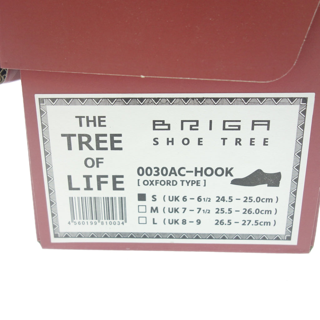 Unused ◆BRIGA shoe tree shoe keeper wooden with box size S BRIGA [AFE3] 