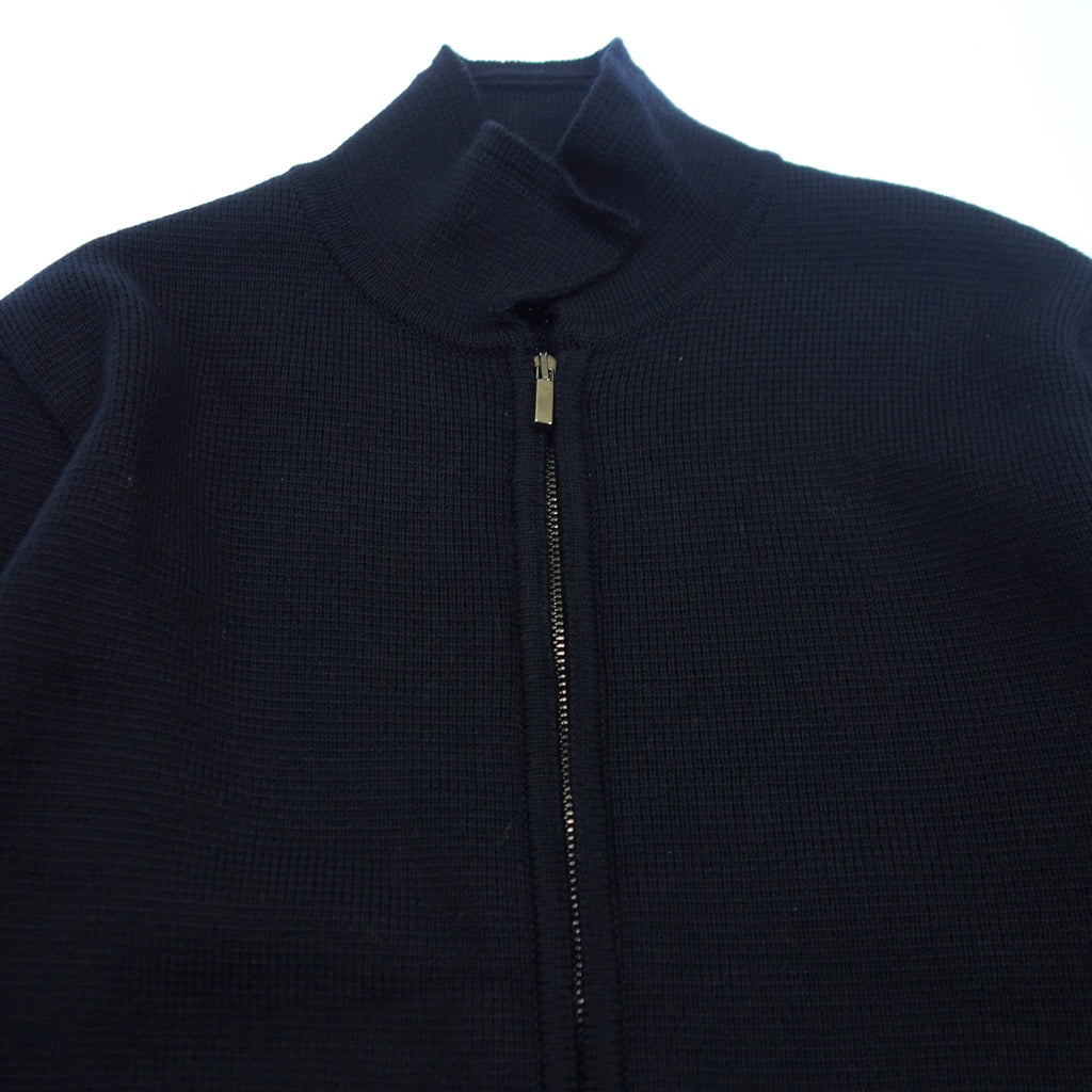 Like new ◆ De Petrillio Knit Blouson Men's Navy De Petrillio [AFB5] 