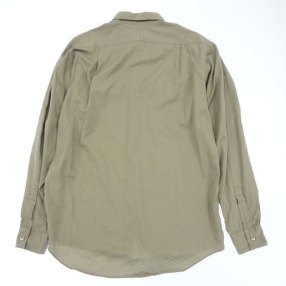 Good condition◆Shinya shirt cotton men's size 3 green SHINYA [AFB6] 