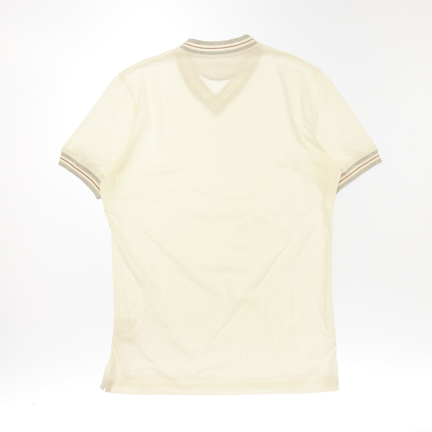 美品◆ブルネロクチネリ Tシャツ Vネック スリムフィット メンズ ホワイト サイズXS BRUNELLO CUCINELLI【AFB16】