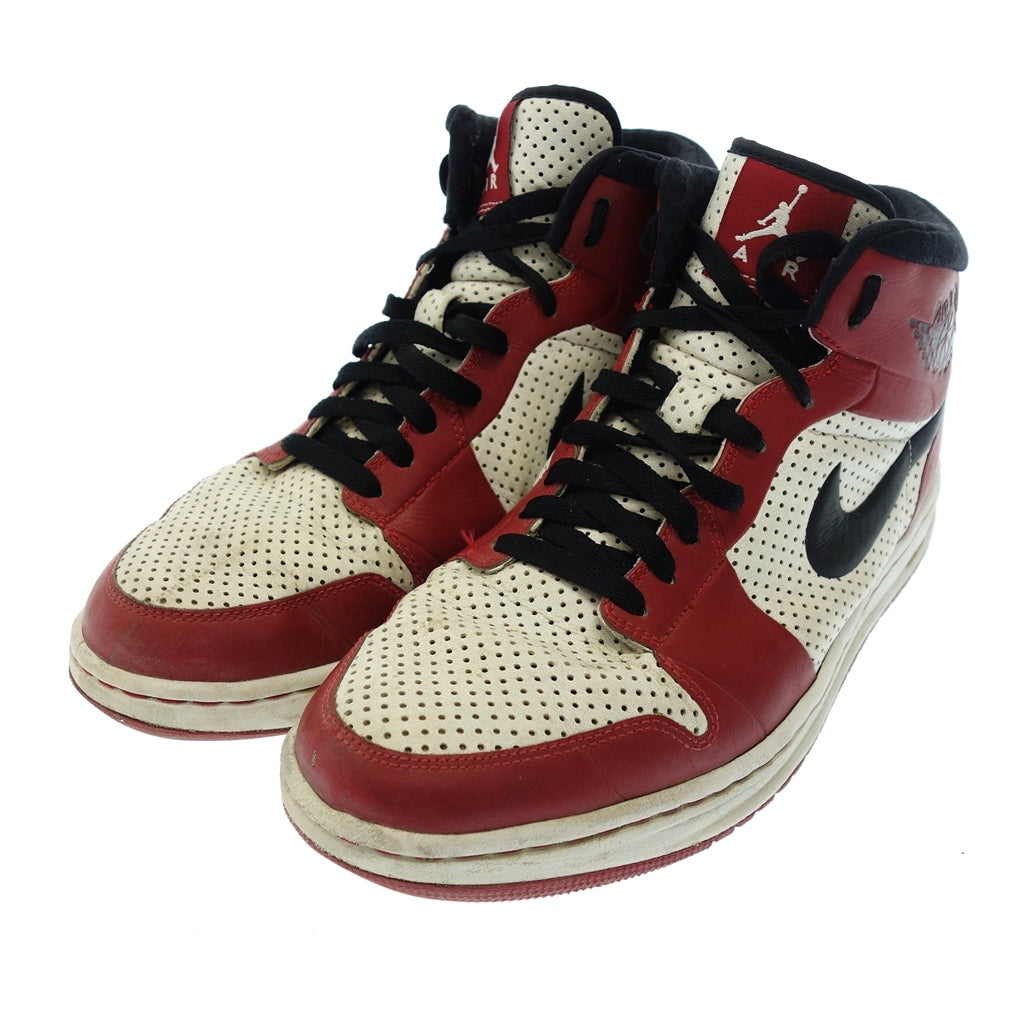 中古◆ナイキ エアジョーダン アルファ1 シカゴカラー メンズ 28cm 赤系 NIKE AIR JORDAN ALPHA 1【AFC40】