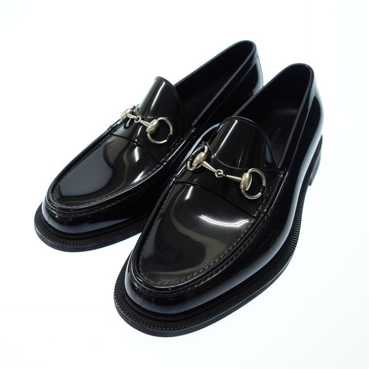 Gucci bit loafer patent leather men's 7 black GUCCI [AFC29] [Used] 