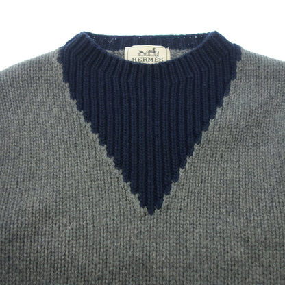 Hermes sweater men's gray size S HERMES [AFB17] [Used] 