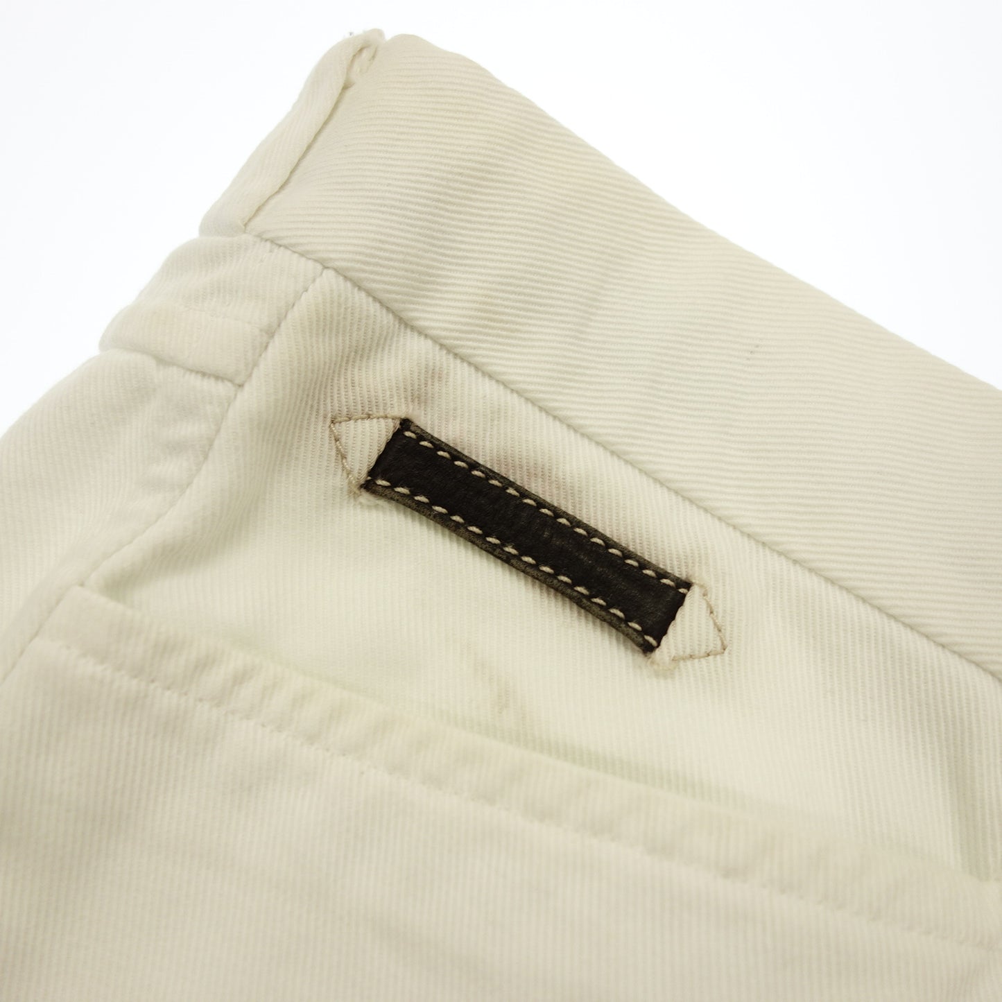 Used ◆Hermes denim pants cotton men's white size 44 HERMES [AFB24] 