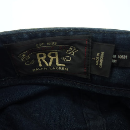 ダブルアールエル キャスケット デニム 加工 ブルー系 L RRL【AFI22】【中古】